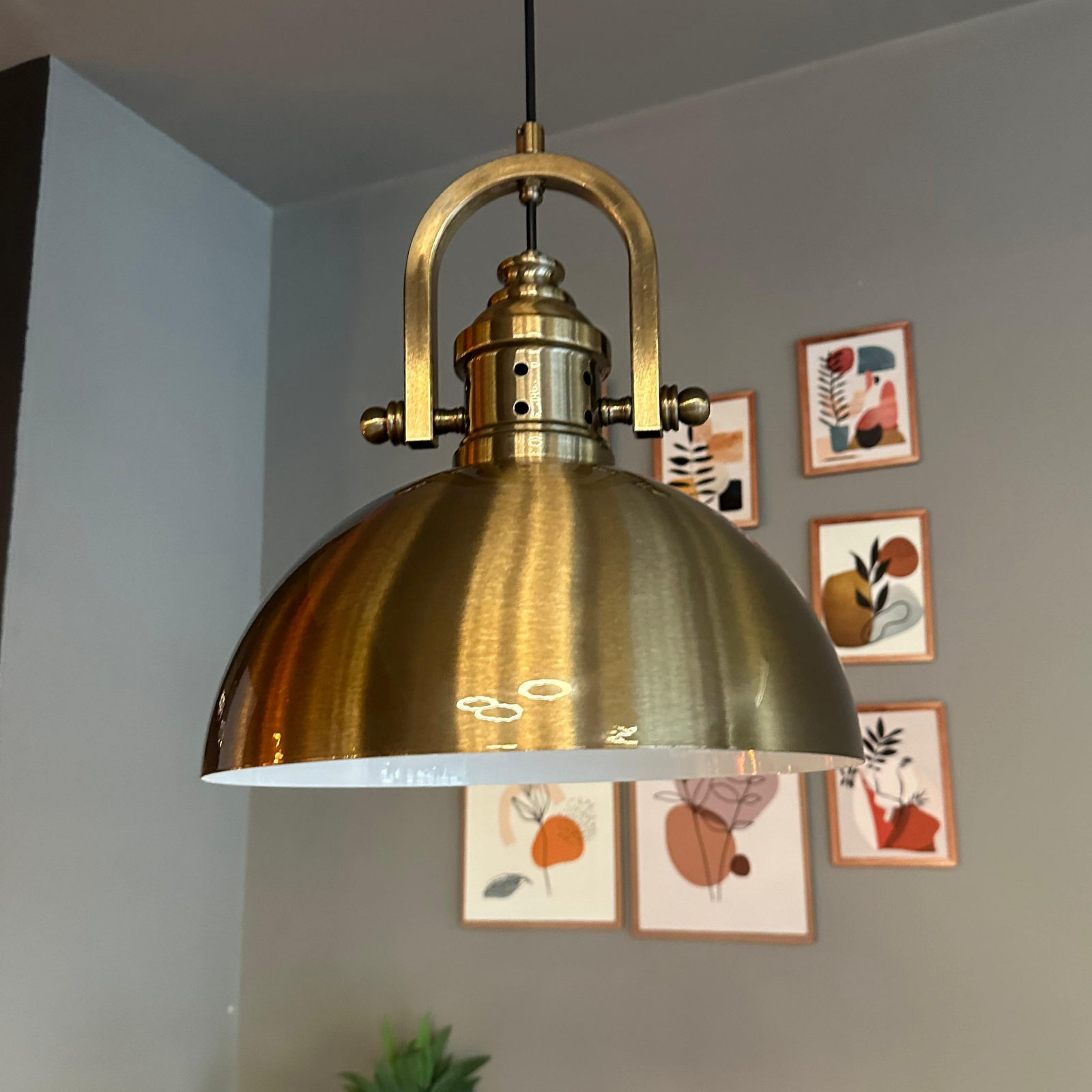 Pendelleuchte Yimpi Pendelleuchte Hängelampe aus Metall Ø43 cm Lampe